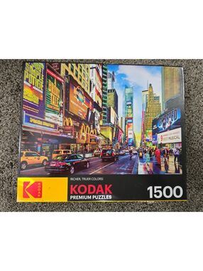 Kodak Premium 1500 Piece Jigsaw Puzzle - Times Square New York City